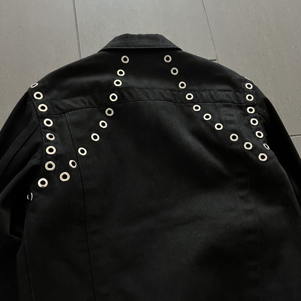 Alexander McQueen Alexander McQueen SS23 Eyelet Harness Denim Jacket Size US M / EU 48-50 / 2 - 4 Thumbnail