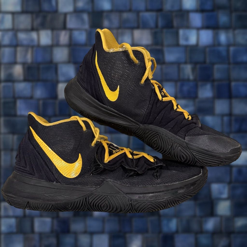 Nike Nike Kyrie 5 iD Sneaker - Size 12 - Black And Yellow - Multicolor - Men - Athletic - AV7917-XXX Size ONE SIZE - 1 Thumbnail