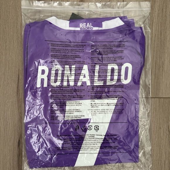 Adidas Real Madrid Retro Cardiff Final Cristiano Ronaldo #7 Away Pu Size US XXL / EU 58 / 5 - 10 Thumbnail
