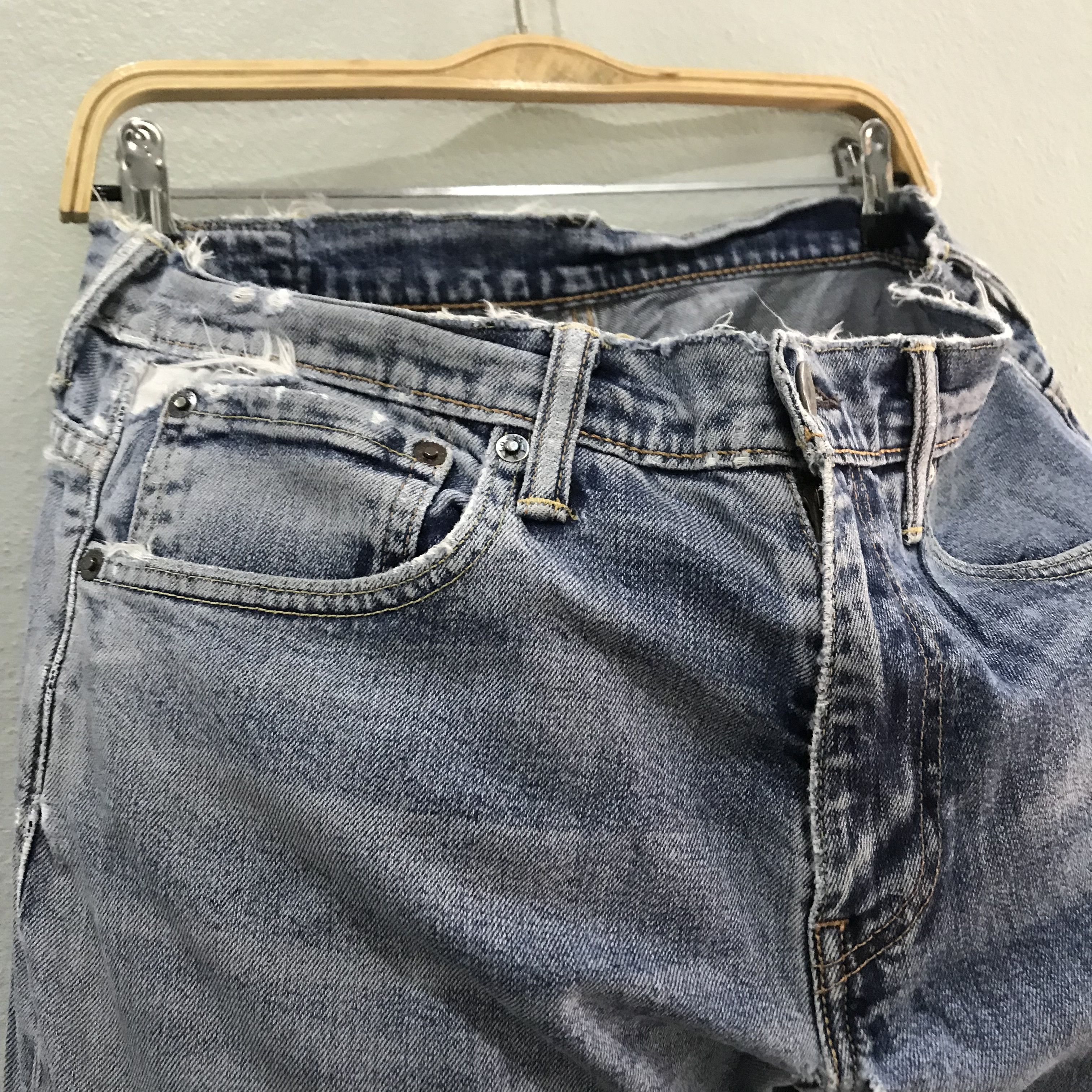 Levi's Vintage Levi’s 569 Relaxed Straight Stone Washed Faded Blue Size US 32 / EU 48 - 7 Thumbnail
