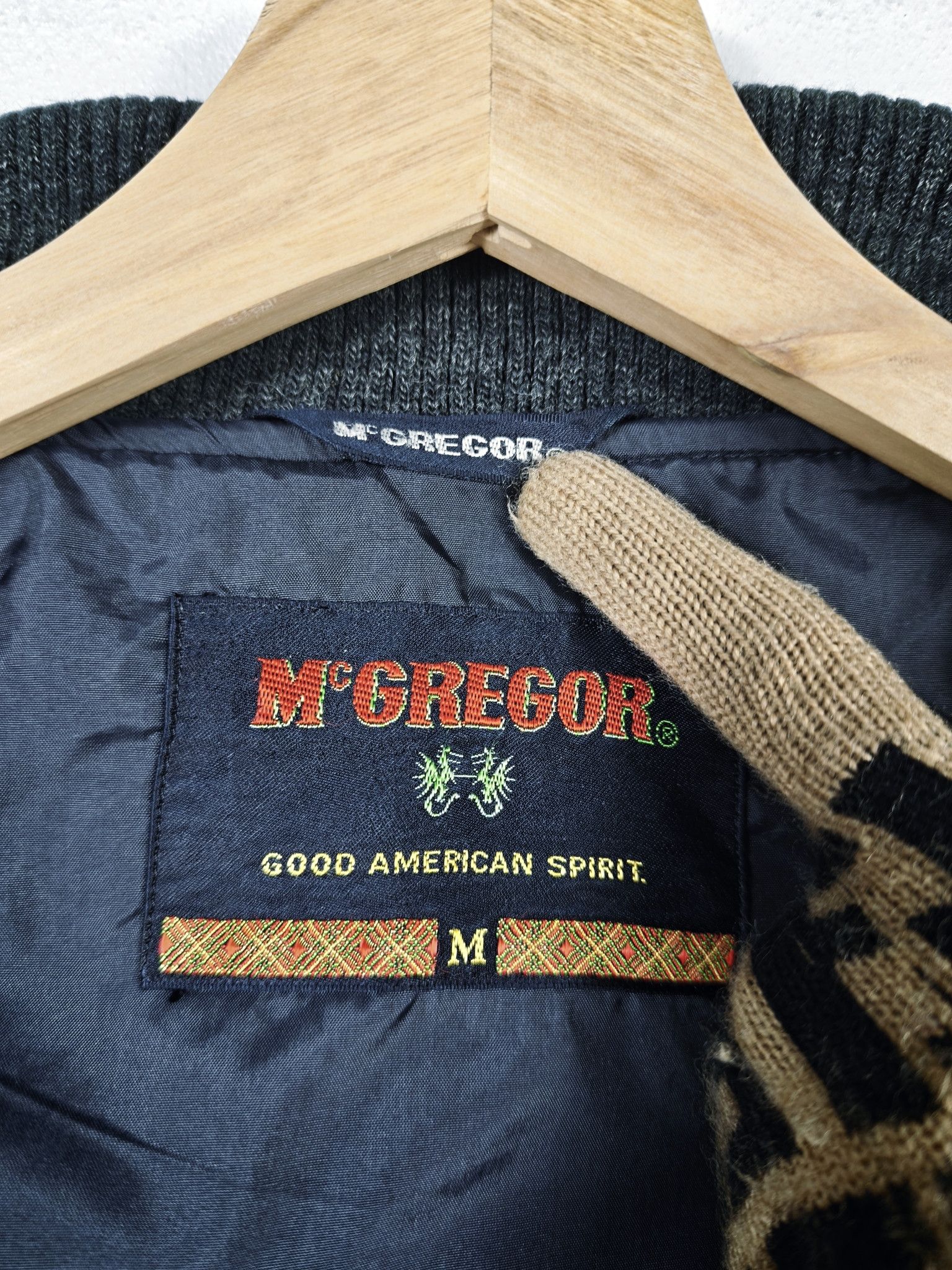 McGregor Vintage 90s McGregor Wool Letterman Varsity Bomber Jacket Size US M / EU 48-50 / 2 - 9 Thumbnail