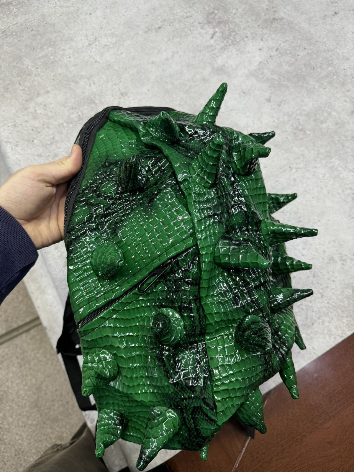Japanese Brand Snake Leather Y2K Spike BackPack Size ONE SIZE - 2 Thumbnail