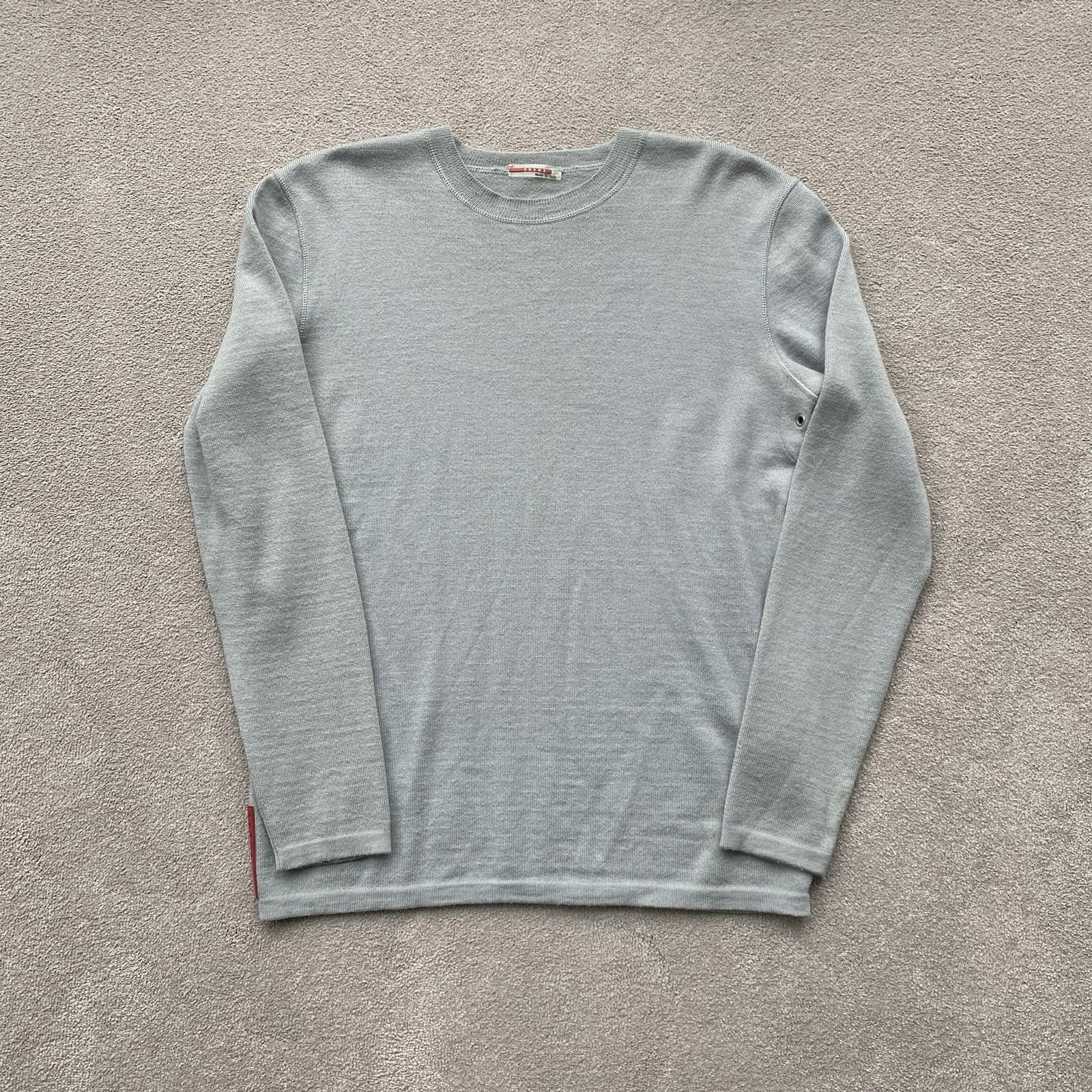 Prada Prada Vintage 100% Wool Red Tab Sweater Size 50 Size US M / EU 48-50 / 2 - 1 Thumbnail