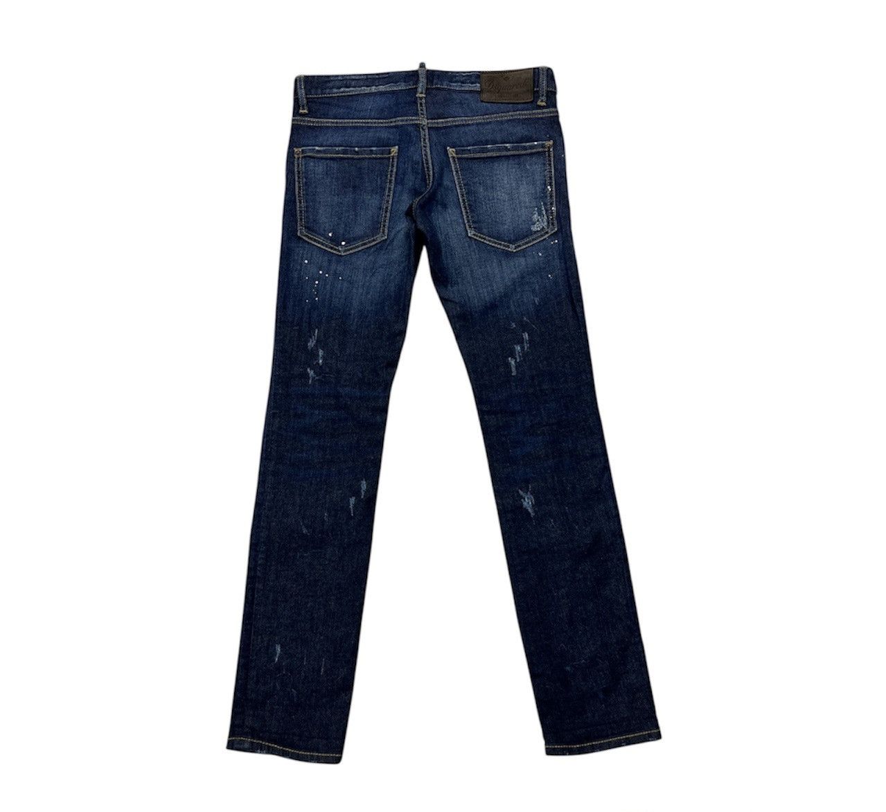 Dsquared2 Dsquared2 classic distressed painted slim denim jeans pants Size US 30 / EU 46 - 2 Thumbnail