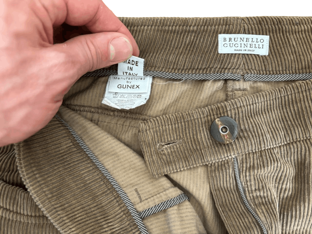 Brunello Cucinelli Brunello Cucinelli Cargo Corduroy Pants 4us Size 27" / US 4 / IT 40 - 6 Thumbnail