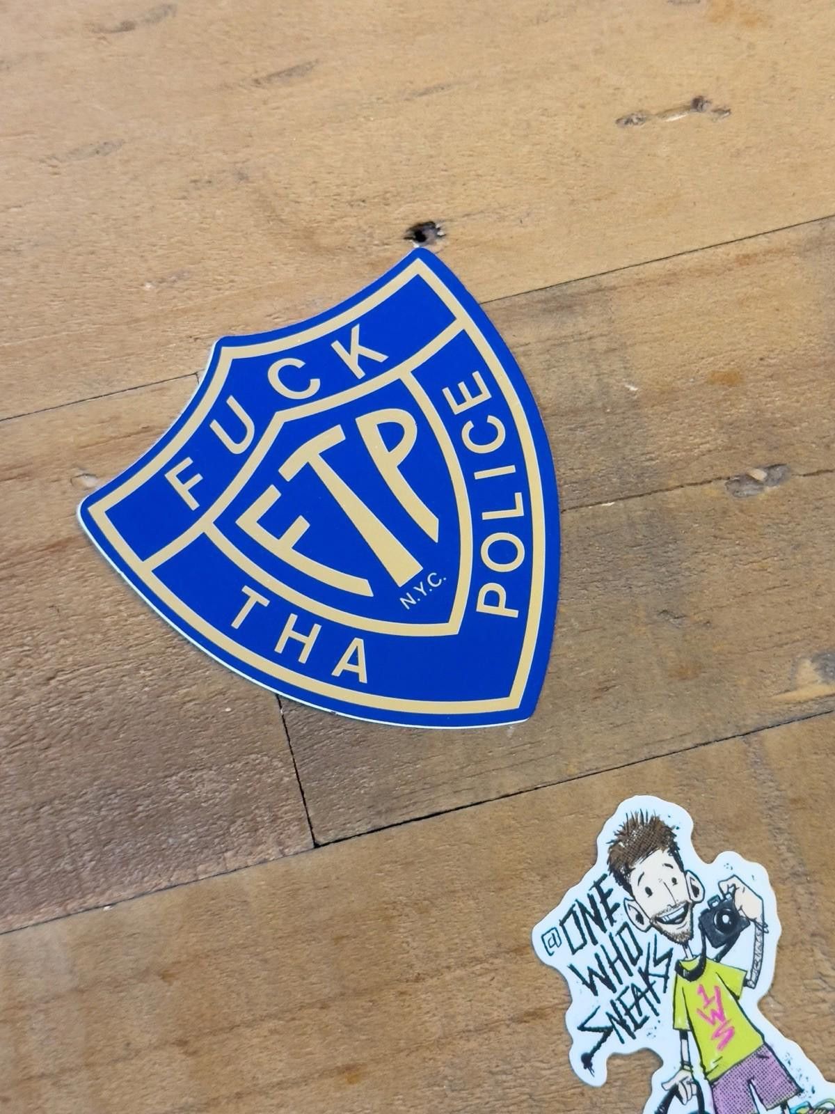 Supreme Supreme F*ck Tha Police FTP Sticker Blue (2008) Size ONE SIZE - 4 Thumbnail