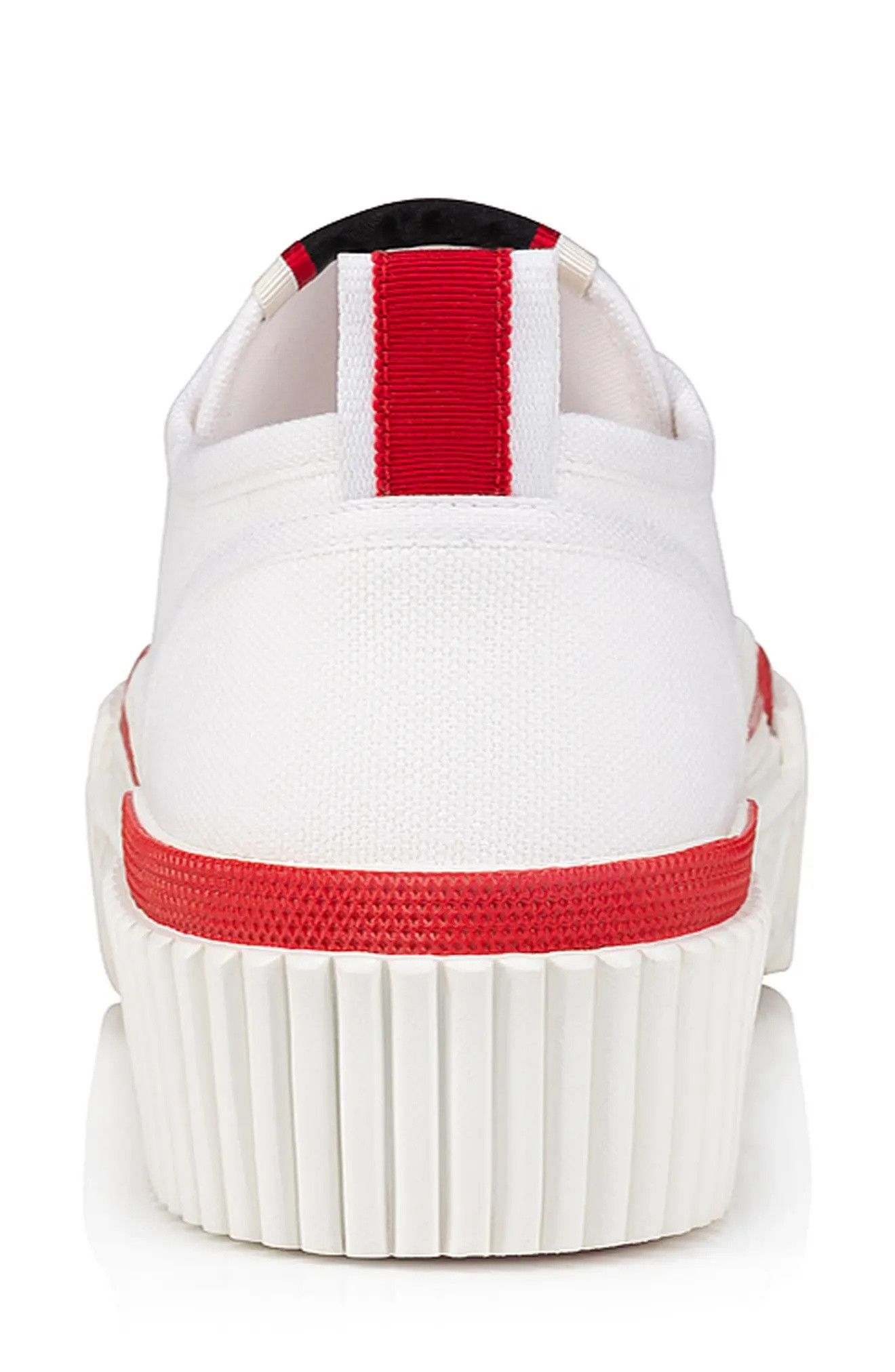 Christian Louboutin o1s1wg110125 Super Pedro Platform Sneaker in White Size US 8 / IT 38 - 4 Thumbnail