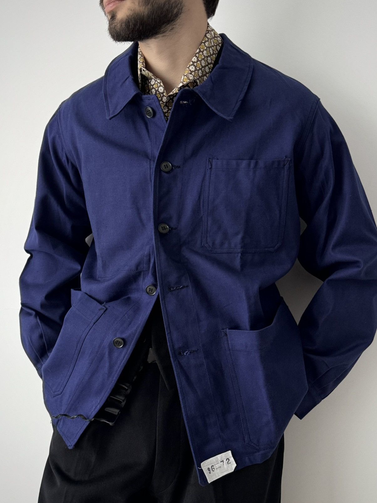 1960s Vintage French Workwear 'Riep' Twill Chore Jacket