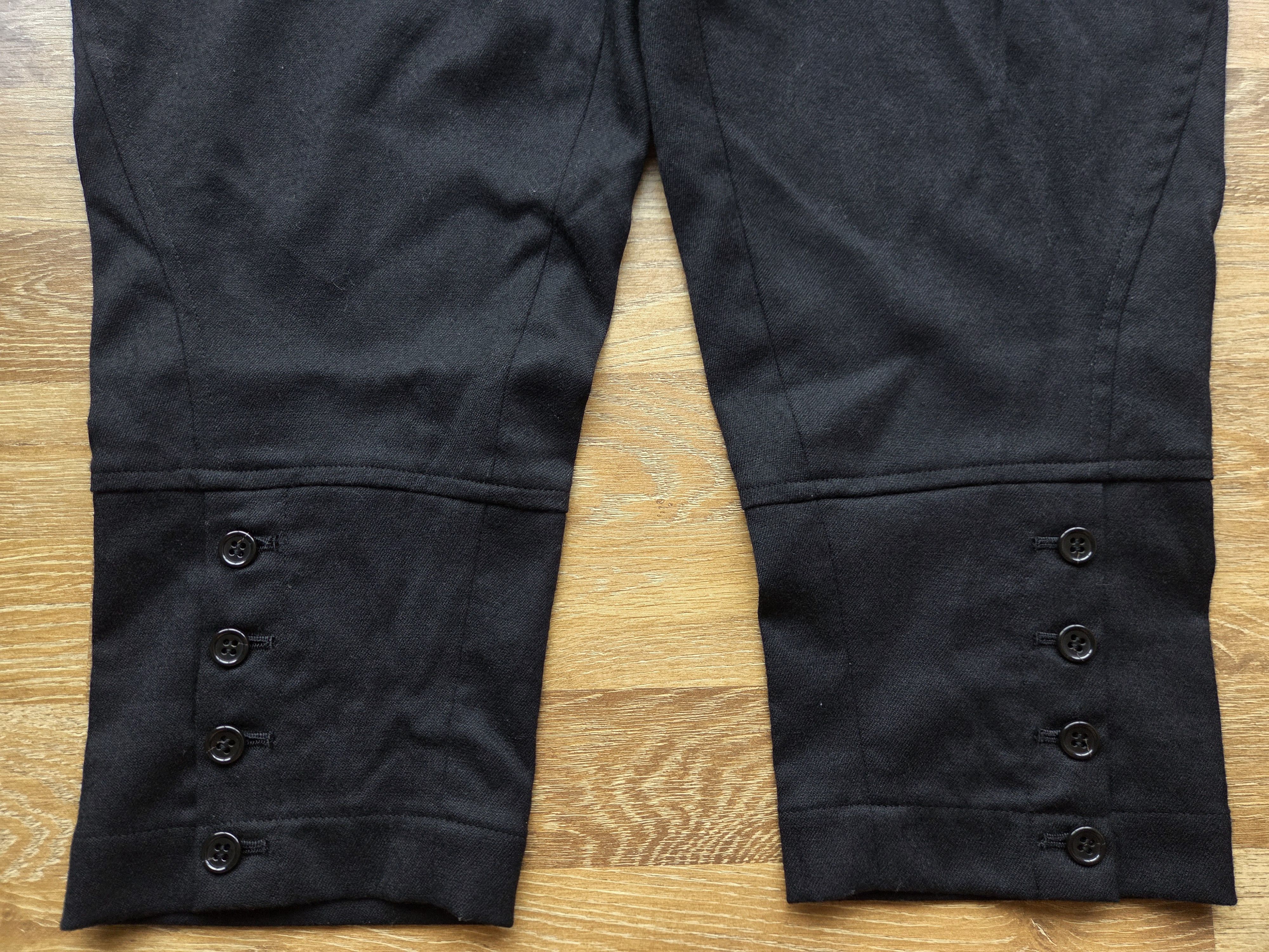Comme des Garcons AD2010 Black Comme Des Garcons CDG Japan Jodhpur Ankle Pants Size 30" / US 8 / IT 44 - 7 Thumbnail