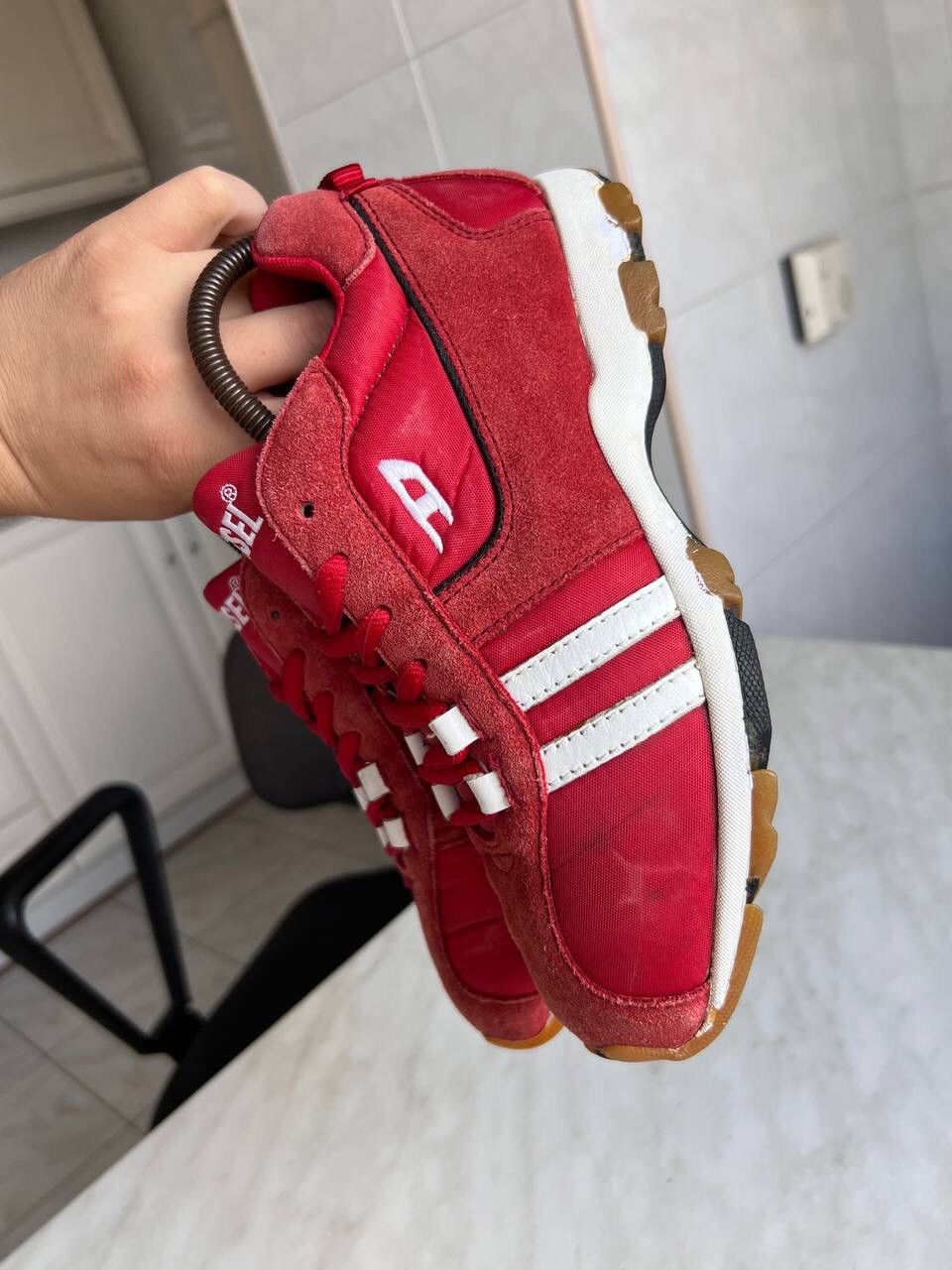 Diesel Vintage Logo Diesel Sneakers Avant Garde Moto Style 2000s Size US 5 / EU 37 - 6 Thumbnail
