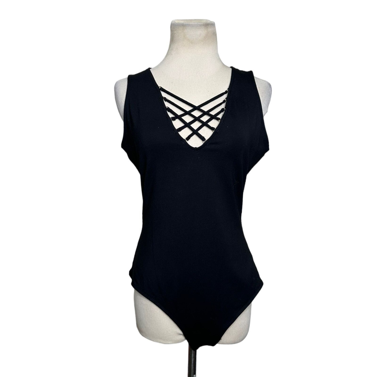 Guess Guess Black Sleeveless Bodysuit size Medium Size M / US 6-8 / IT 42-44 - 11 Thumbnail