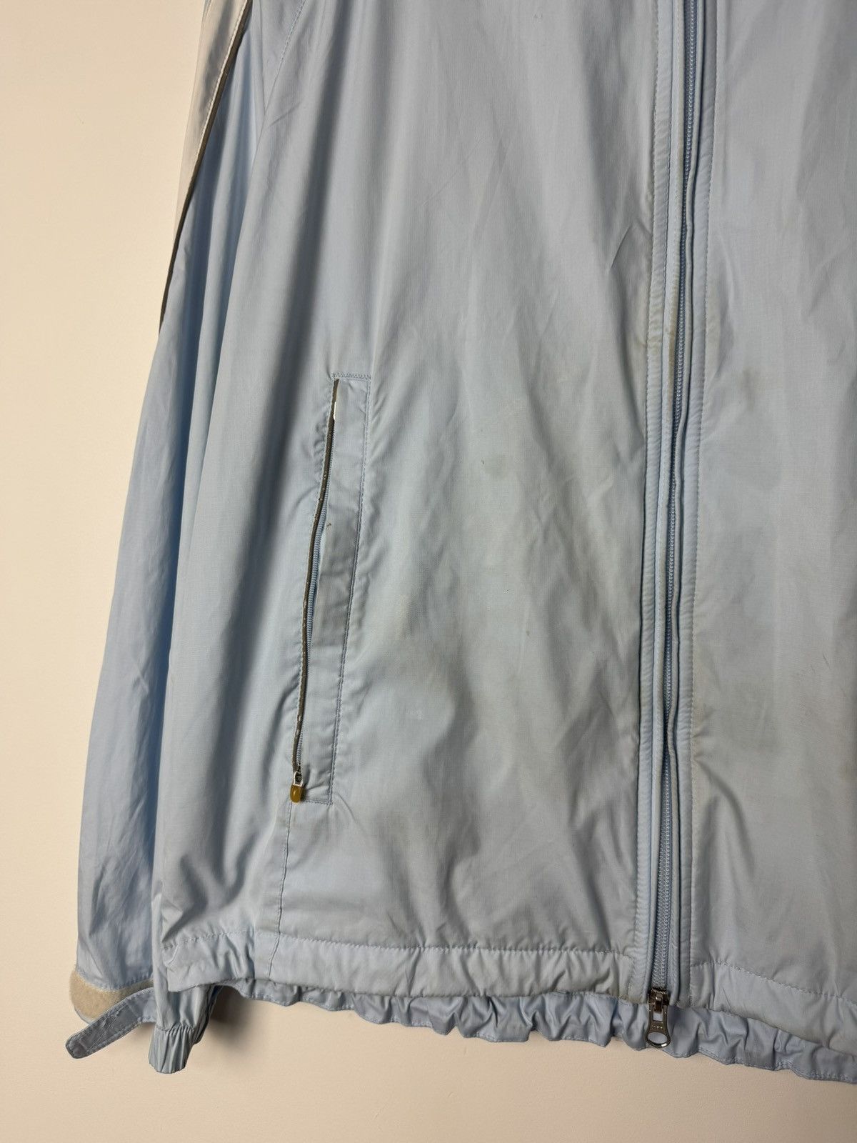 Nike Nike Swoosh Light Blue Track Jacket Vintage 00s Windbreaker Size US M / EU 48-50 / 2 - 4 Thumbnail