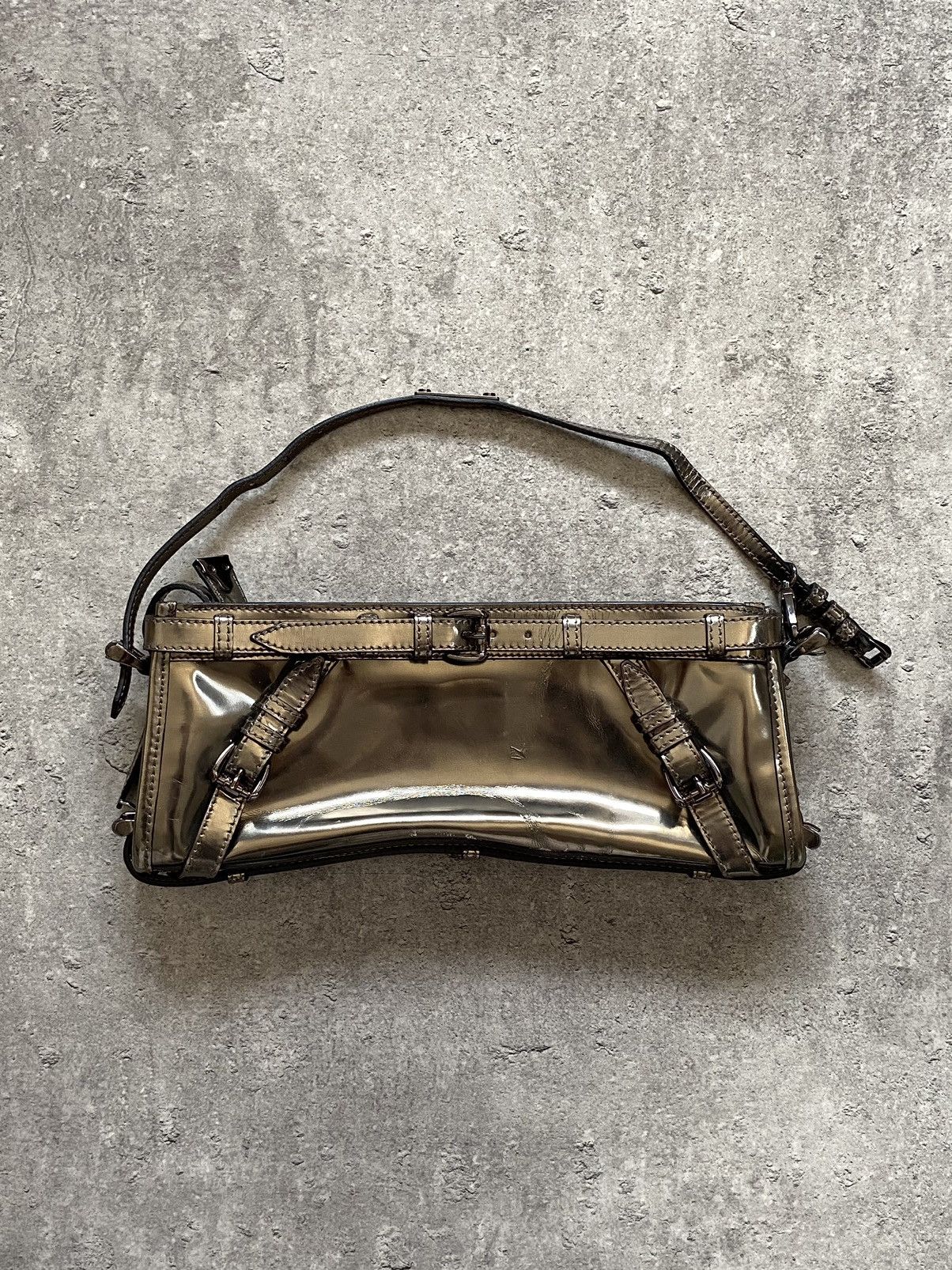Burberry Burberry Leather Metallic Clutch Size ONE SIZE - 1 Thumbnail