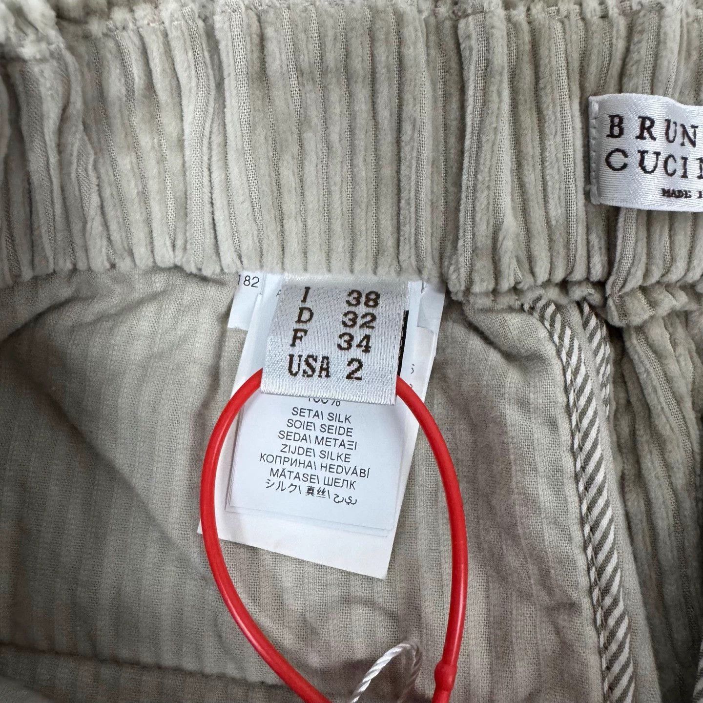 Brunello Cucinelli Brunello Cucinelli BC corduroy chinos 38 like new Size 27" / US 4 / IT 40 - 6 Thumbnail
