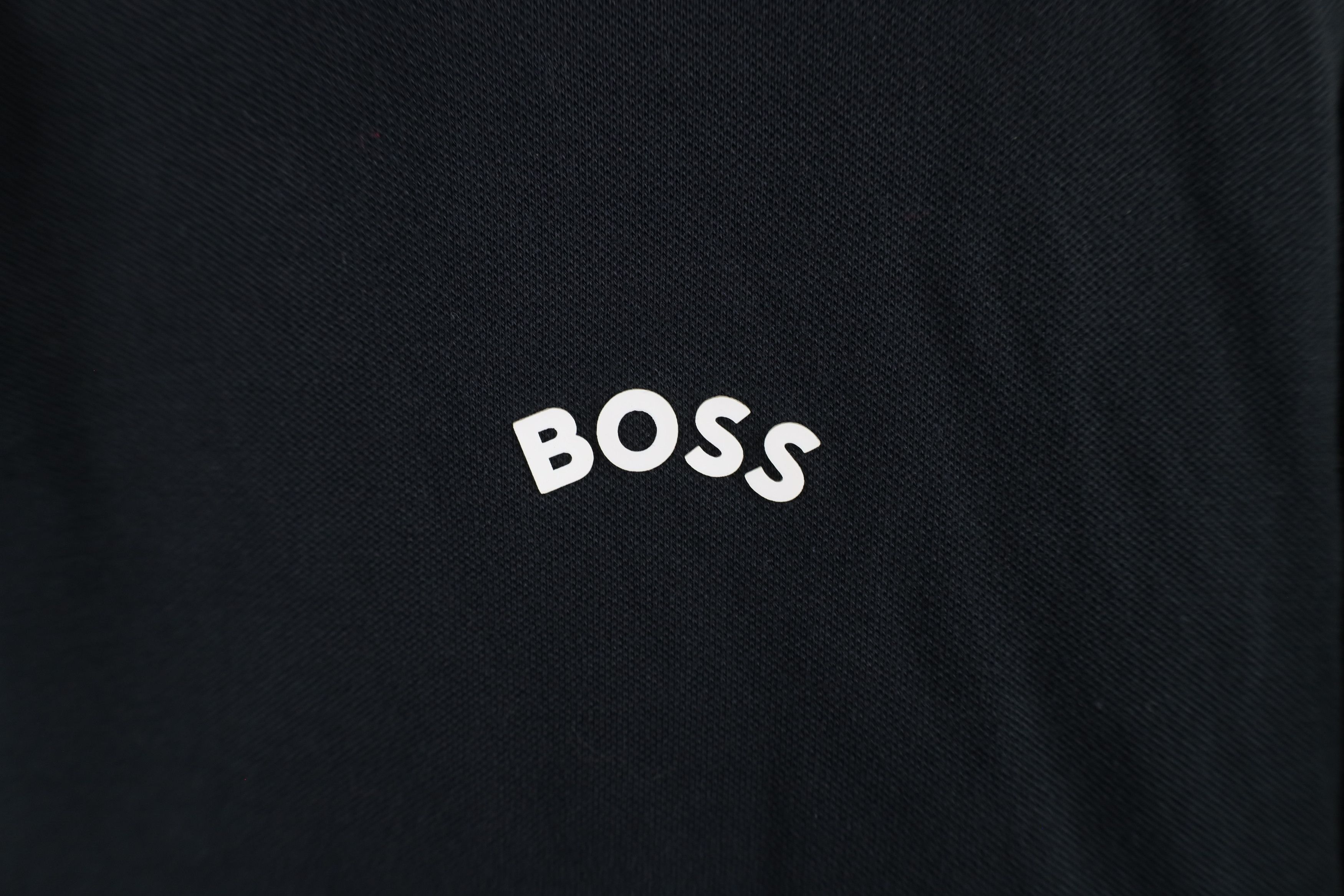 Hugo Boss × Vintage Hugo Boss Spell Out Slim Fit Stretch Striped Collared Polo Size US M / EU 48-50 / 2 - 4 Thumbnail