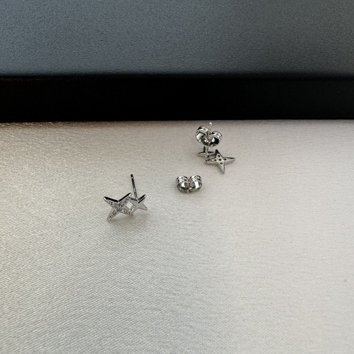 Other Small CZ Star Stud Earrings for Men Women,Unisex Style Size ONE SIZE - 4 Thumbnail