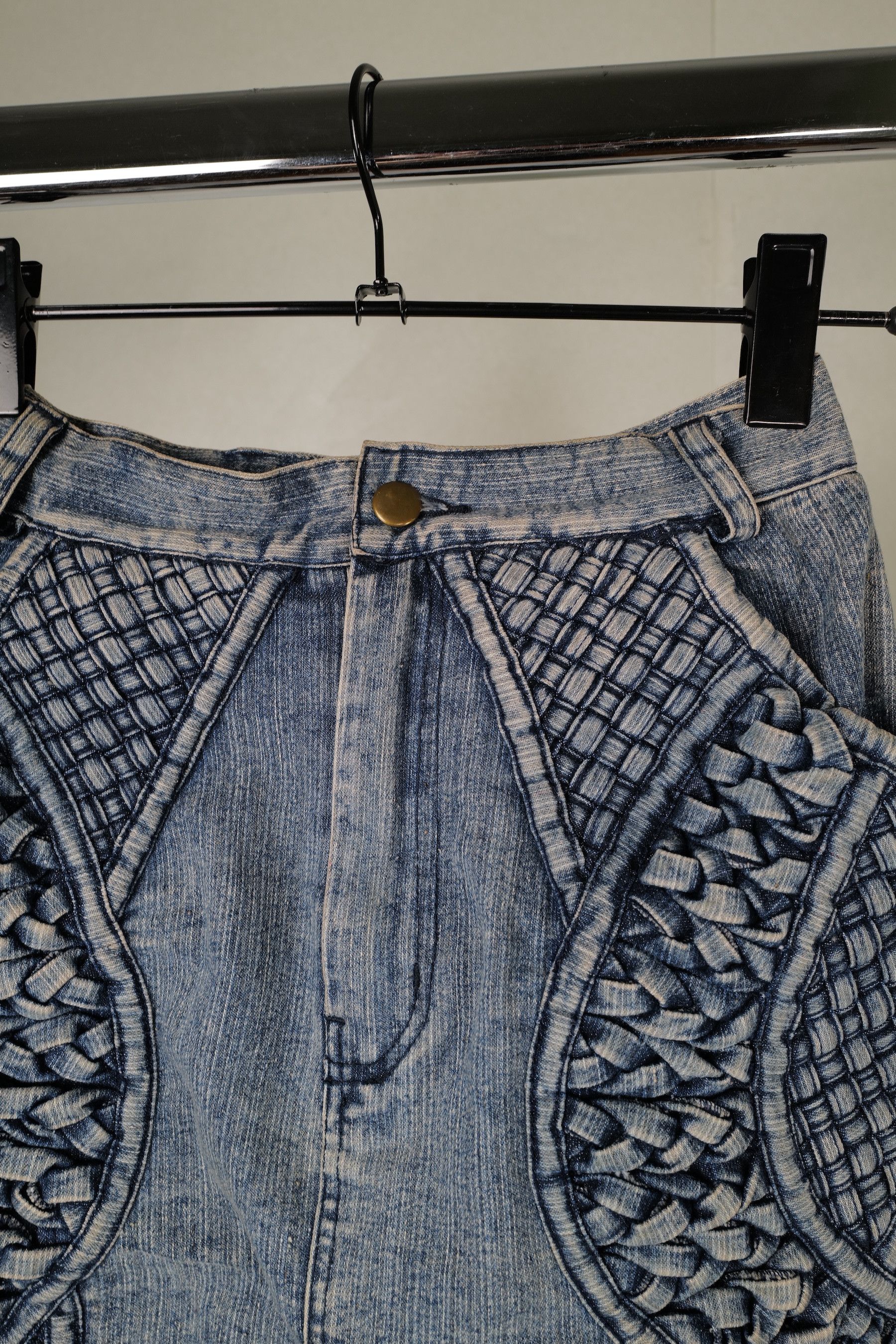 KTZ KTZ PLEATED DENIM SKIRT XS Size 27" / US 4 / IT 40 - 9 Thumbnail