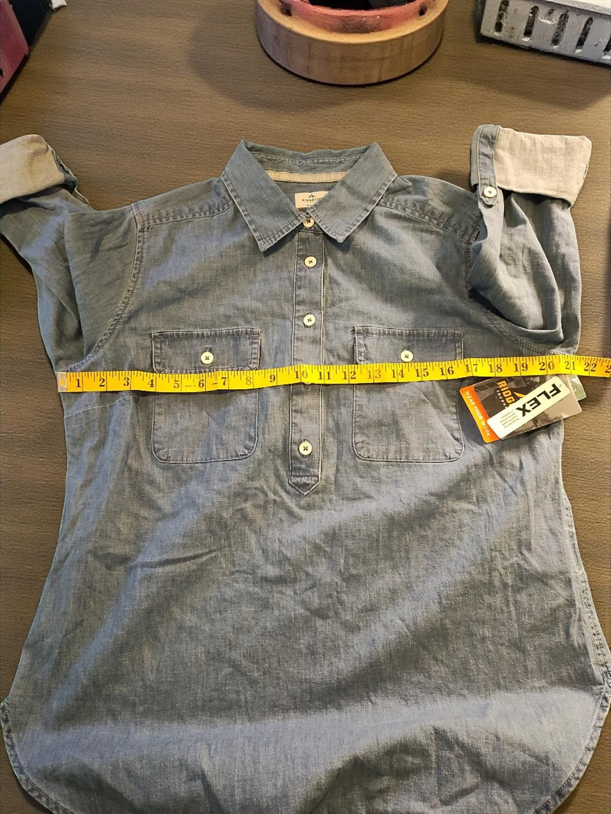 Other Ridgecut Touchwear Medium Jean Shirt Size M / US 6-8 / IT 42-44 - 6 Thumbnail