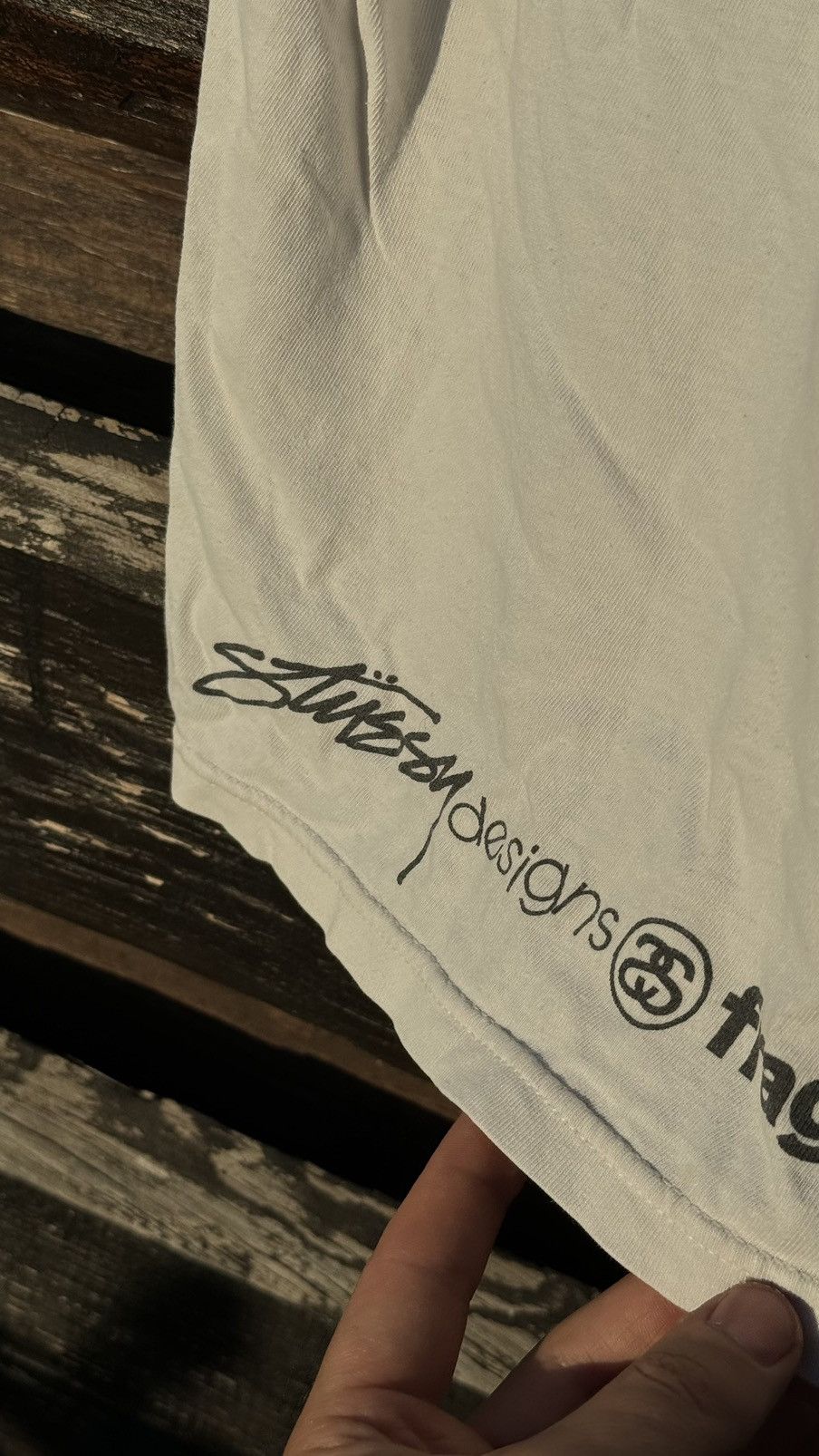 Fragment Design × Stussy × Vintage 2011 Stussy X Fragment Design rare tee Size US M / EU 48-50 / 2 - 11 Thumbnail