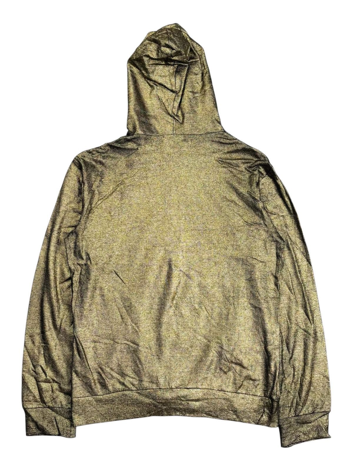 BUFFALO BOBS 2000s Edge Rupert - Waxed Gold Zip Hoodie Size US M / EU 48-50 / 2 - 2 Thumbnail