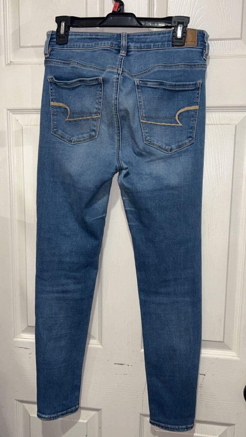Old Navy Women's Old Navy Blue Flare Ankle Jeans Size 12 Size 34" / US 12 / IT 48 - 3 Thumbnail