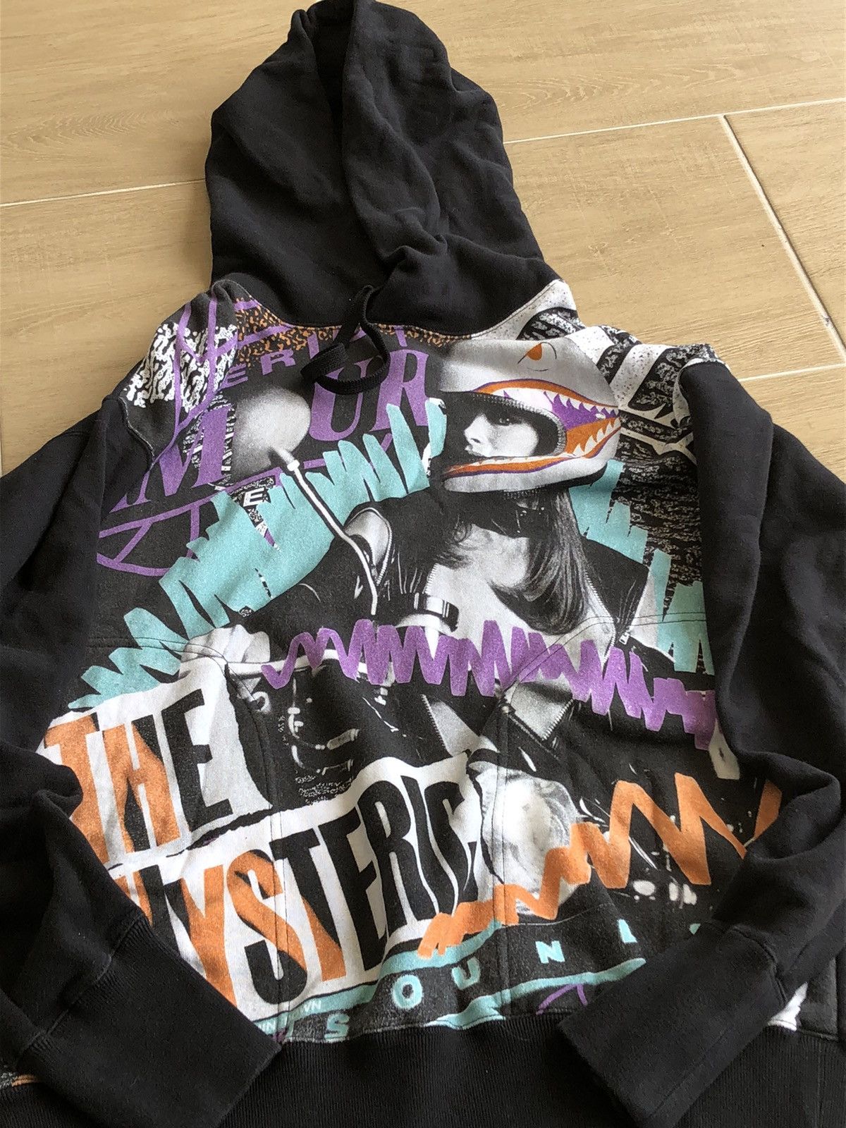 Hysteric Glamour Hysteric Glamour Aop His Girl Biker Hoodie Size US M / EU 48-50 / 2 - 10 Thumbnail