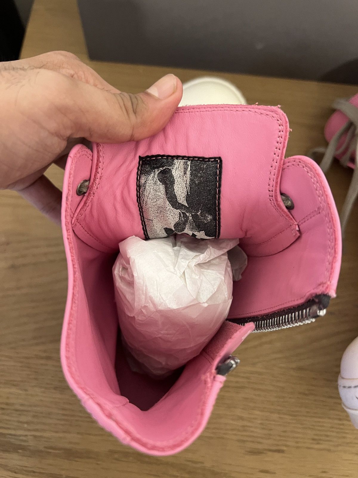Rick Owens Rick owens mainline ramones pink og all Size US 9.5 / EU 42-43 - 6 Thumbnail