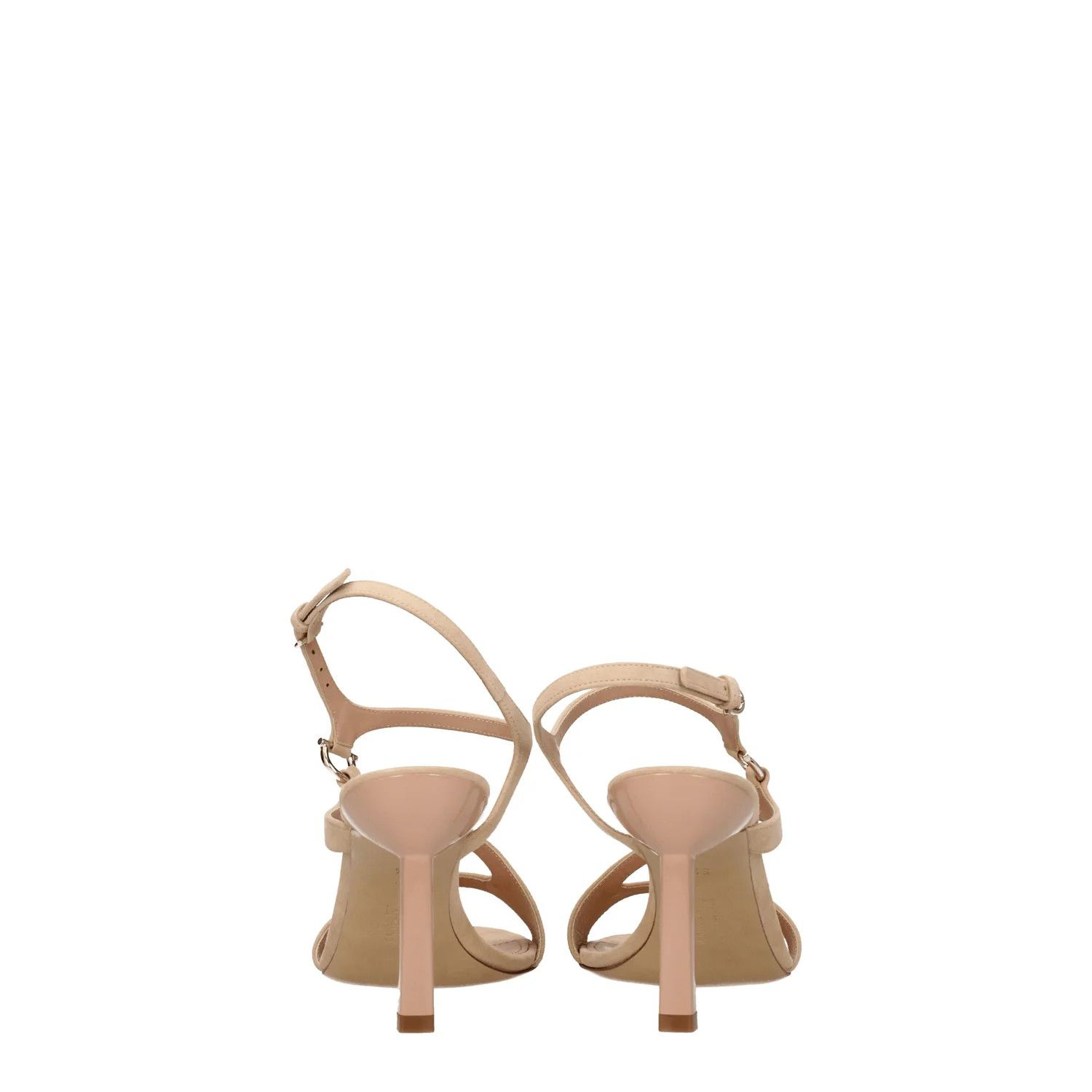 Salvatore Ferragamo ob1o1e1224 Suede Sandals in Beige Size US 10 / IT 40 - 5 Thumbnail