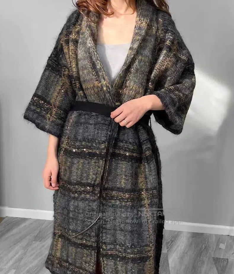 Brunello Cucinelli Brunello Cucinelli Wool and Alpaca Mixed Blended Color Blo Size M / US 6-8 / IT 42-44 - 1 Thumbnail