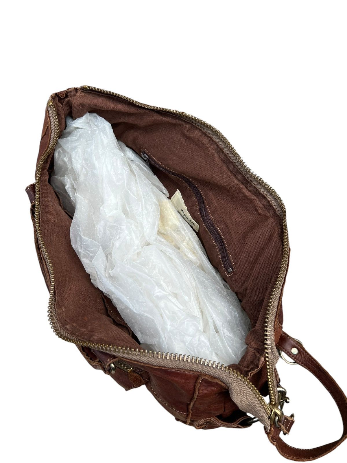 Leather Regalo Tokyo Fade Jerky Patina Leather 2 Way Bag Size ONE SIZE - 20 Thumbnail