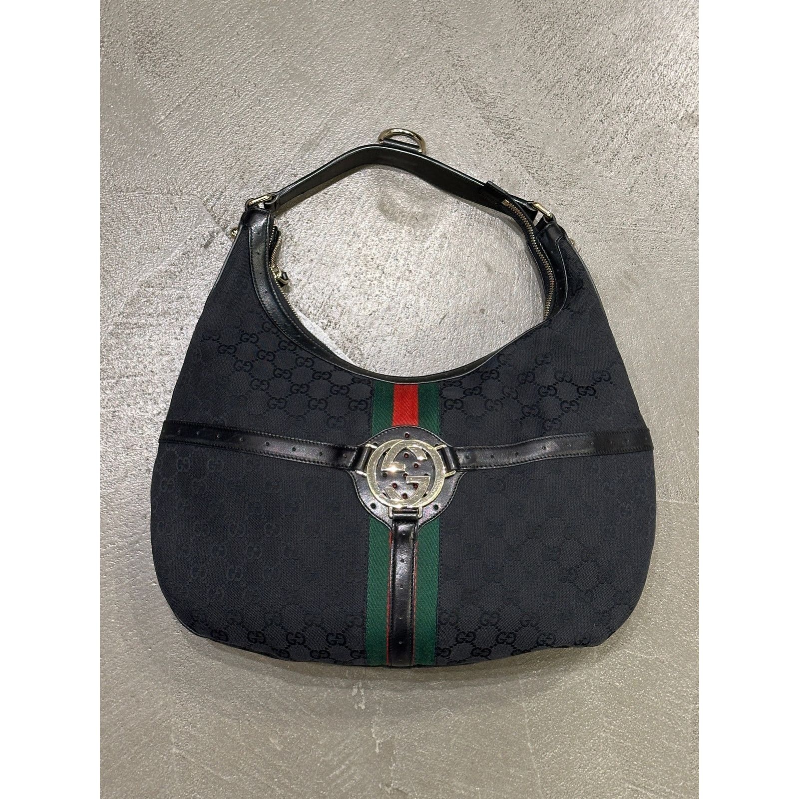 Gucci 2000s Gucci GG canvas web hobo bag Size ONE SIZE - 3 Thumbnail