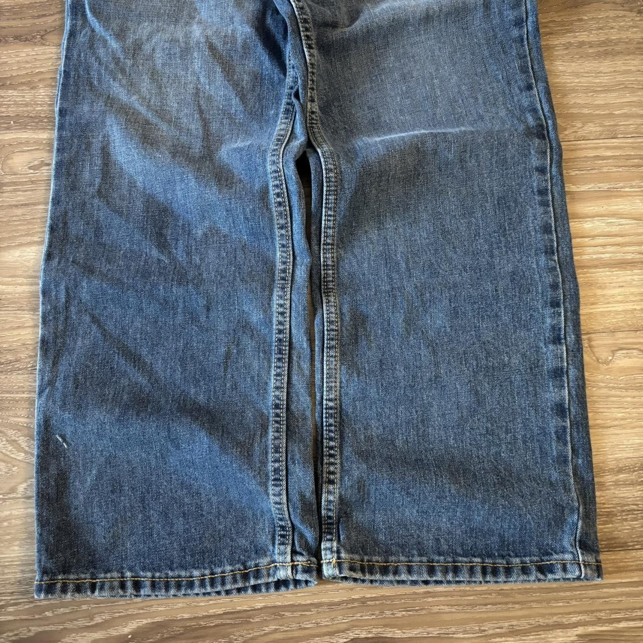 Vintage Crazy Vintage Y2K/2000s Medium Wash Loose Essential Denim Jeans! Size US 32 / EU 48 - 6 Thumbnail