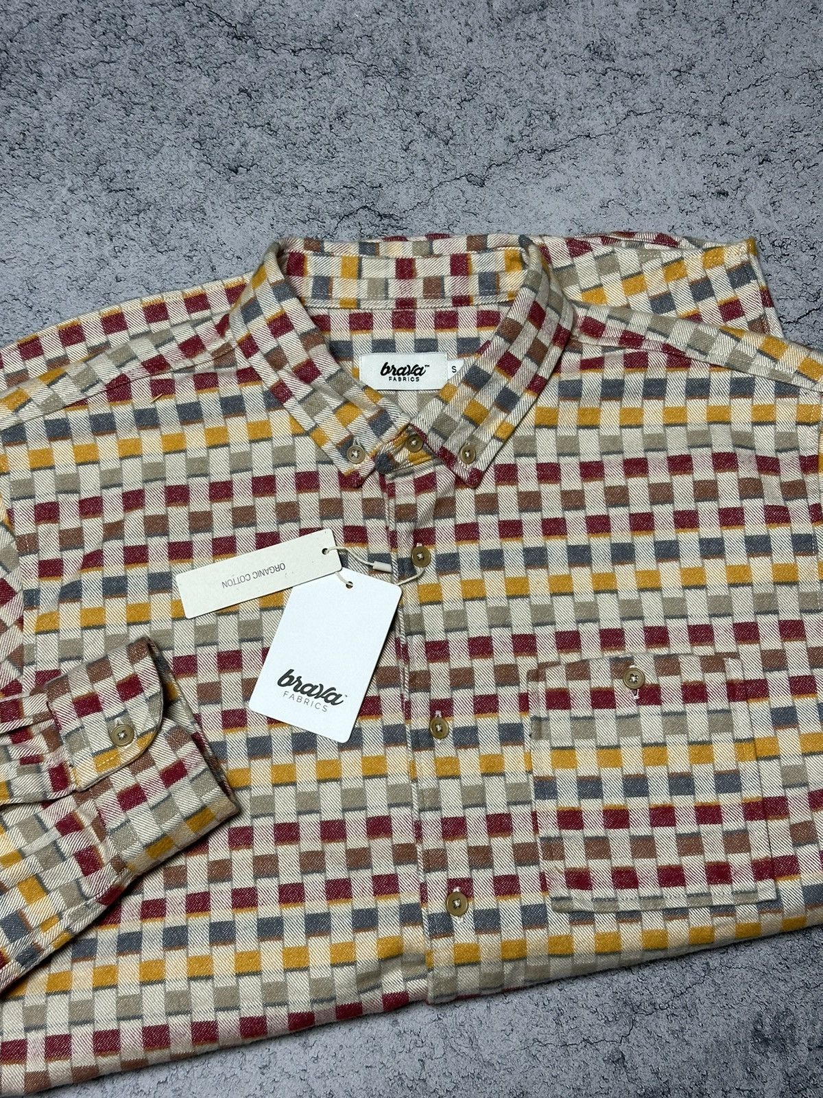 Other Brava Fabrics Pattern Flannel Organic Cotton Shirt Size US S / EU 44-46 / 1 - 6 Thumbnail