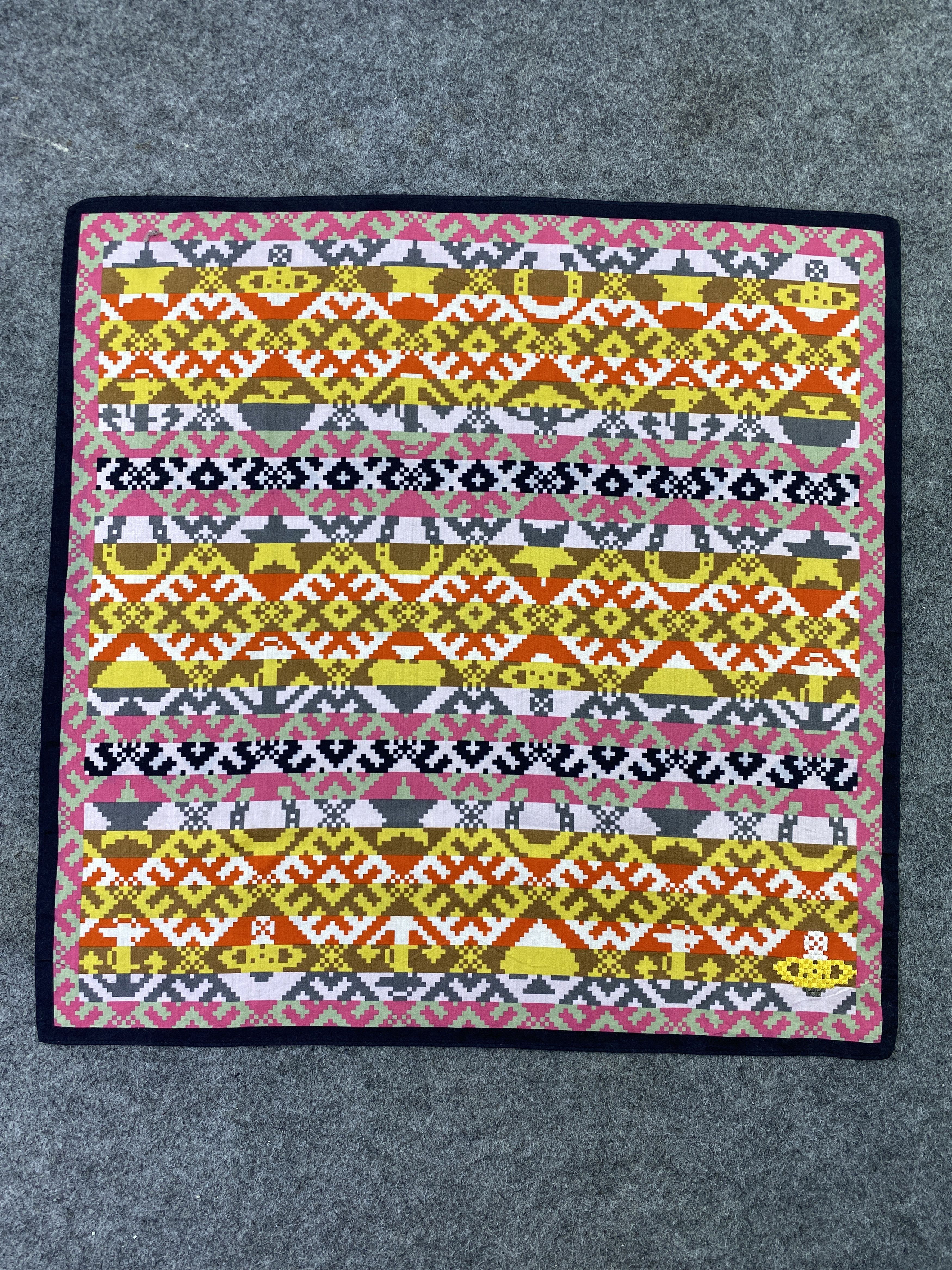 Designer Vivienne Westwood Handkerchief / Bandana / Neckerchief-B346 Size ONE SIZE - 3 Thumbnail