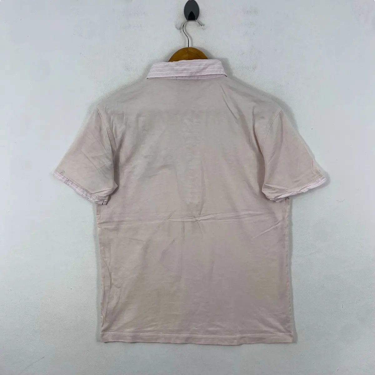 Designer INED HOMME By Yohji Yamamoto Polo Shirt Size 3 Size M / US 6-8 / IT 42-44 - 4 Thumbnail
