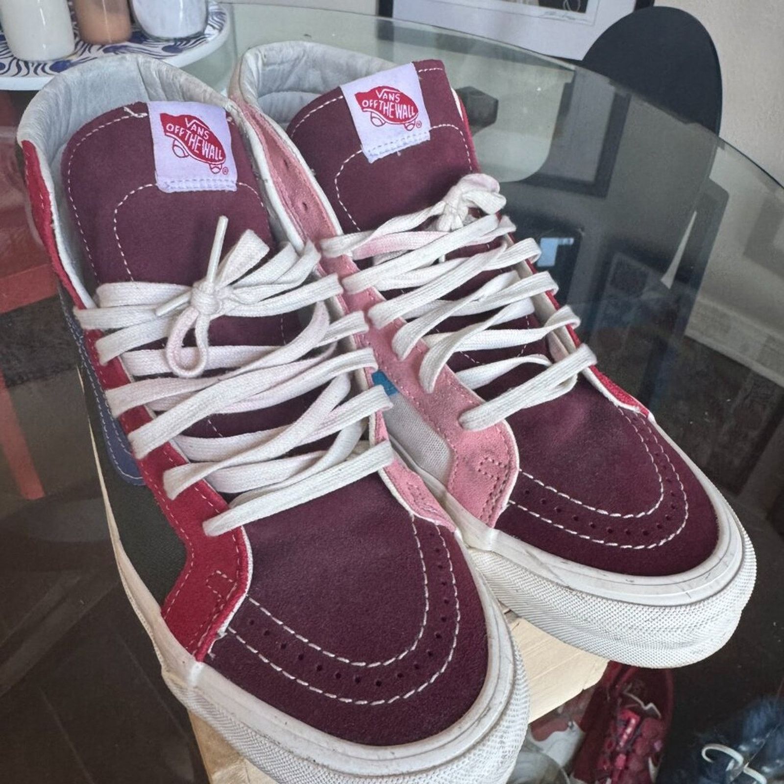 Vans Vans Vault OG Sk8-Hi LX Multicolor, Men’s 10.5 Used Good Con Size US 10.5 / EU 43-44 - 6 Thumbnail