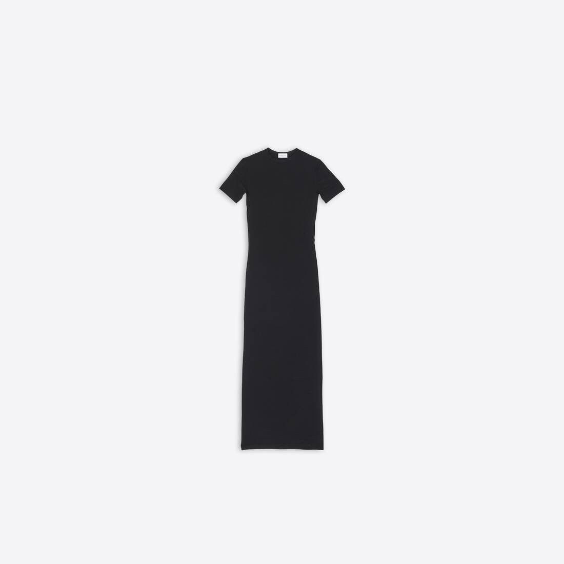Balenciaga o1mt1gz0924 Superlong Stretch Dress in Black Size S / US 4 / IT 40 - 1 Thumbnail