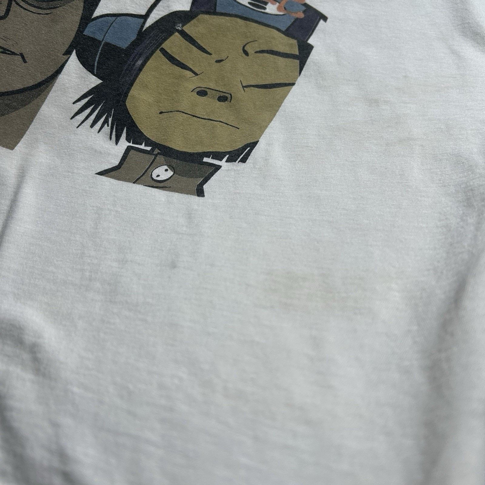Band Tees Vintage Gorillaz T Shirt Band Tee Art Y2K Large White Rare Size US L / EU 52-54 / 3 - 6 Thumbnail