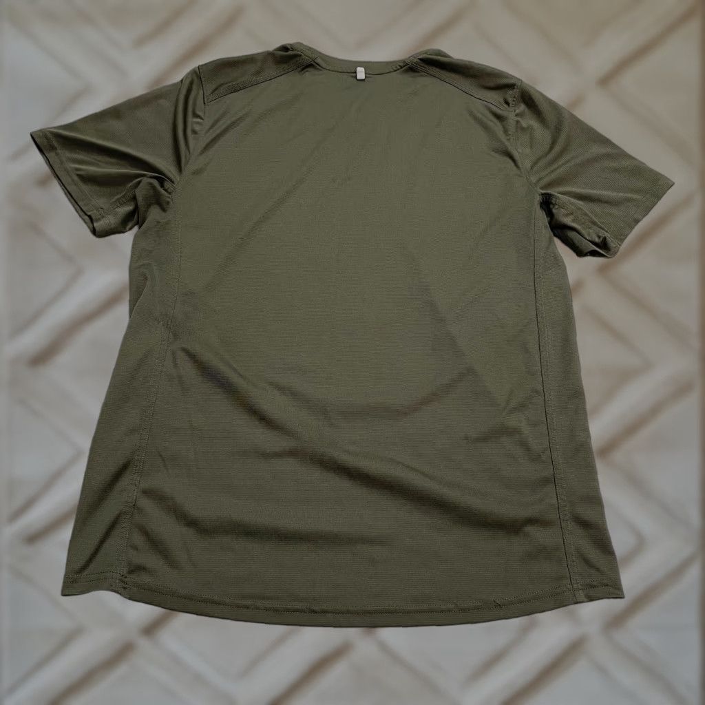 Tek Gear Tek Gear Element Series T-Shirt Mens Medium Gray Crew Neck Activewear All Seasons Breathsble Lightweight Short Sleeve Regular Fit Size US M / EU 48-50 / 2 - 1 Thumbnail