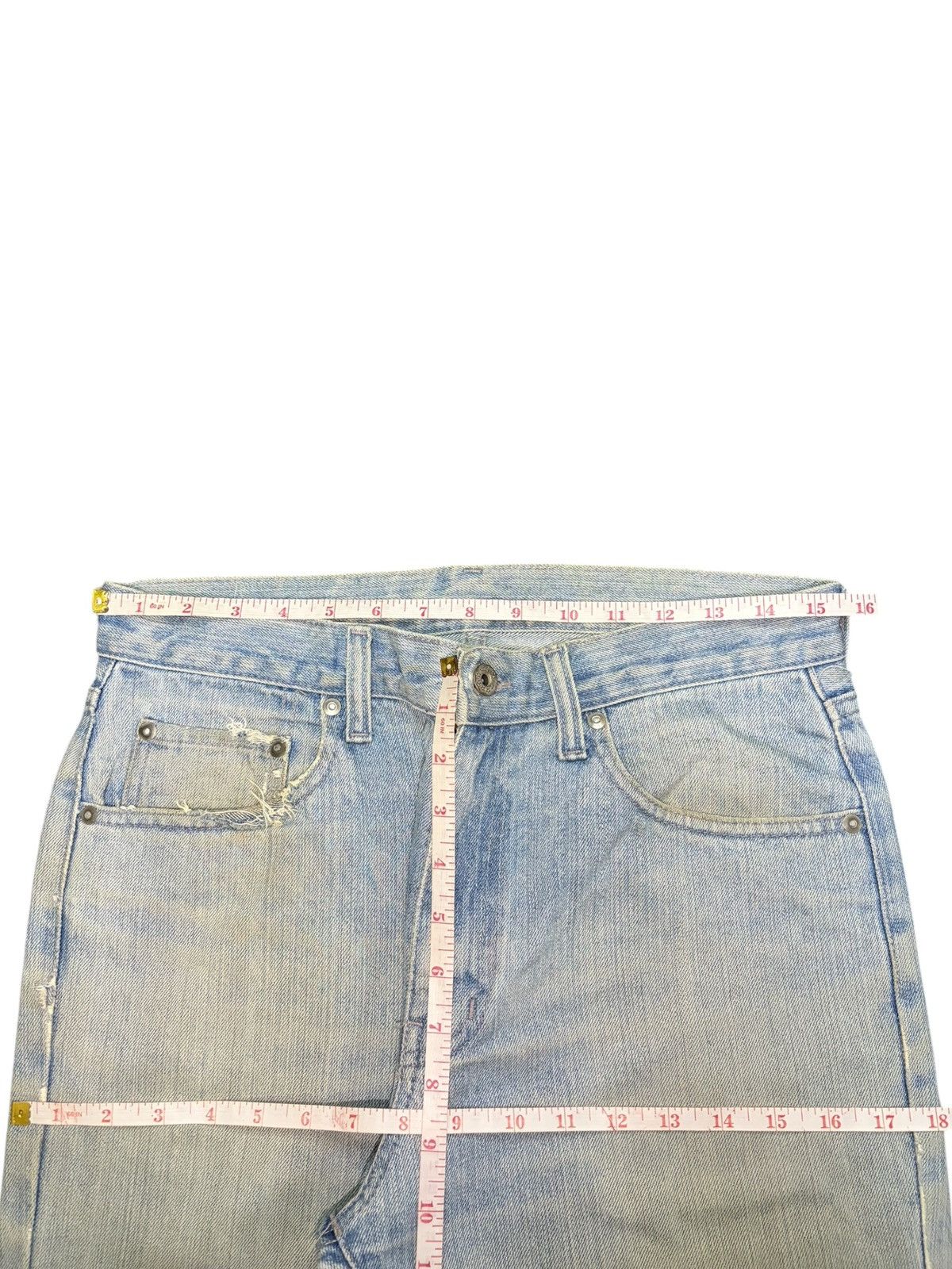 Diesel Vintage Japanese Brand Mud Wash Distress Flare Jeans Size US 31 - 6 Thumbnail