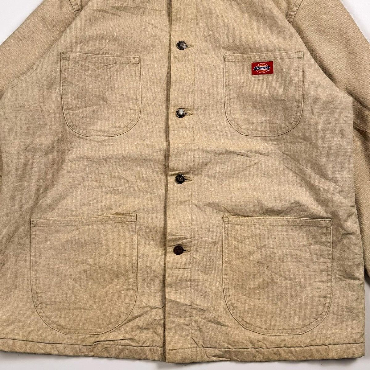 Dickies Vintage Dickies Chore Jacket Beige Size US L / EU 52-54 / 3 - 4 Thumbnail