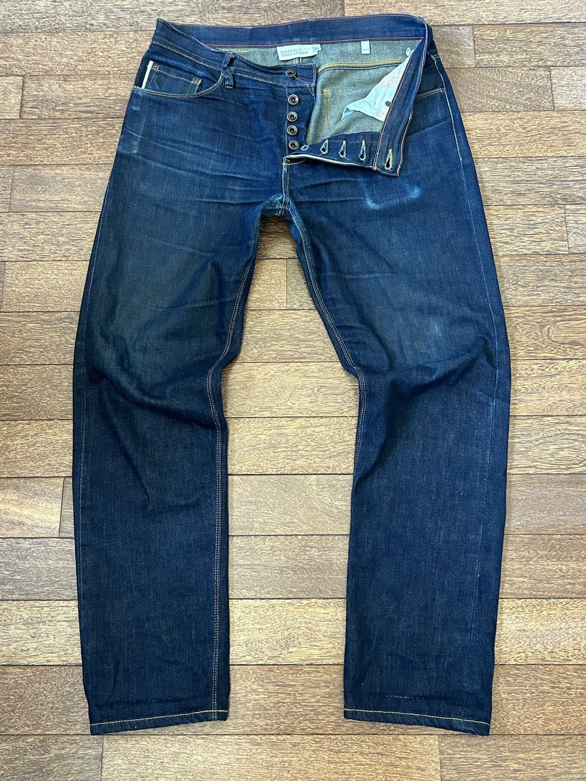 Japanese Brand × Raleigh Denim Raleigh Denim Graham Selvage Raw Original Size 31 Size US 31 - 2 Thumbnail