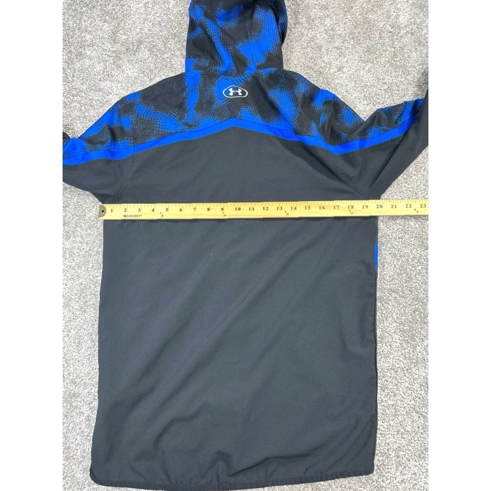 Under Armour Under Armour Jacket Mens Small Blue Black Heatgear Full Zip Size US S / EU 44-46 / 1 - 6 Thumbnail