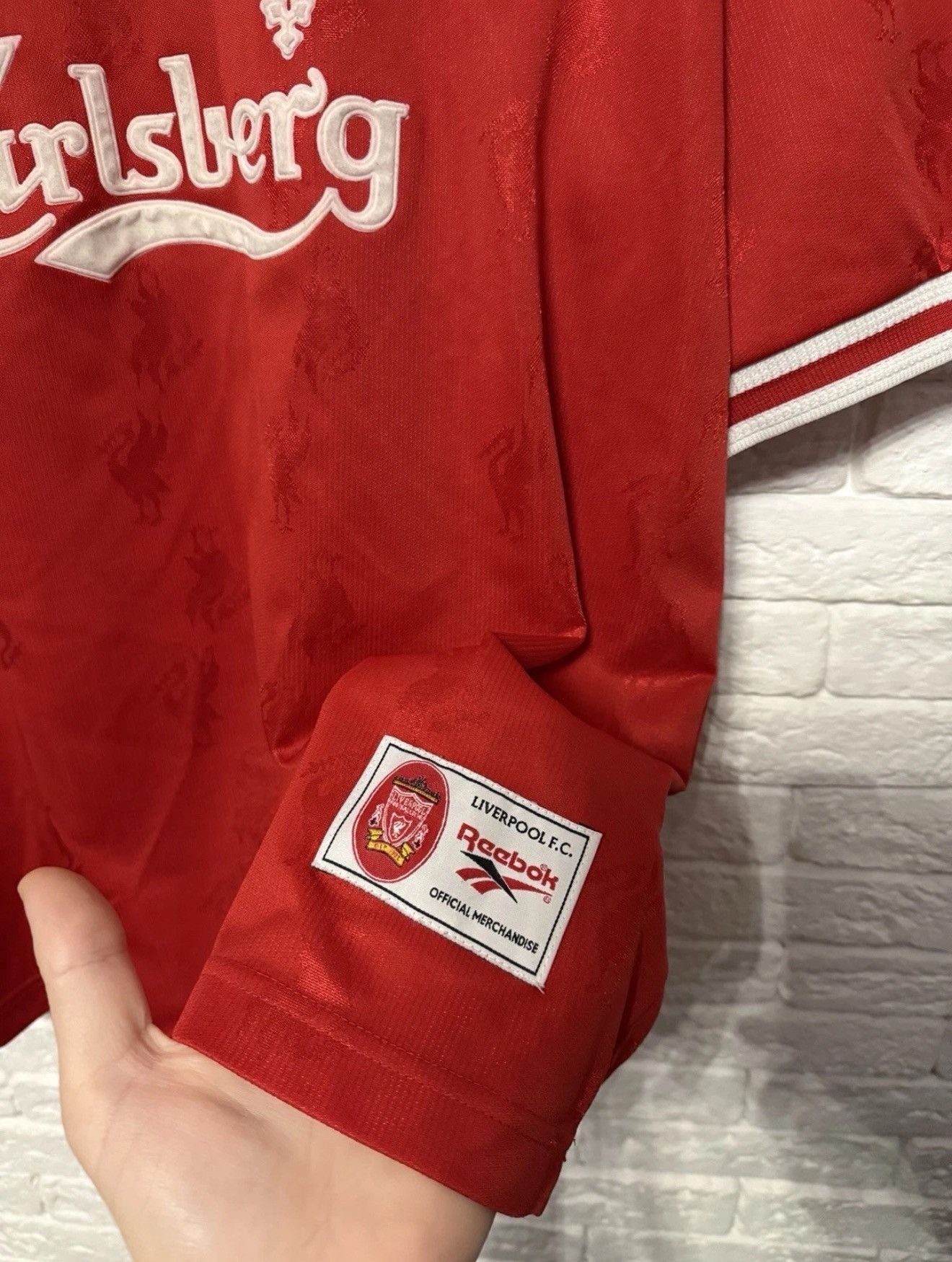 Reebok Vintage Reebok Liverpool 96/97/98 Jersey Home Shirt Size US L / EU 52-54 / 3 - 6 Thumbnail