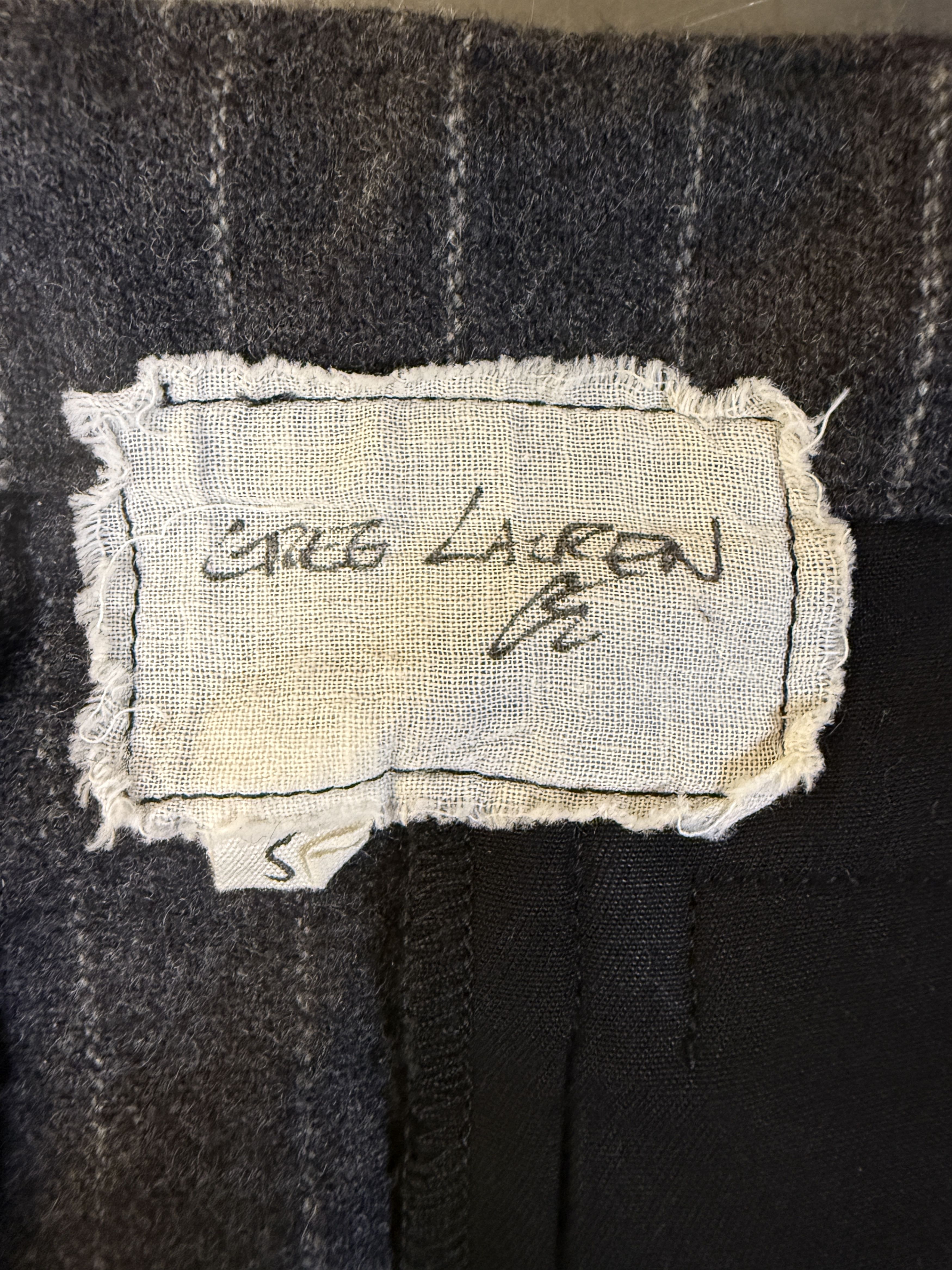 Greg Lauren $1050 Greg Lauren Pinstriped Wide-Leg Pants Size US 38 / EU 54 - 4 Thumbnail
