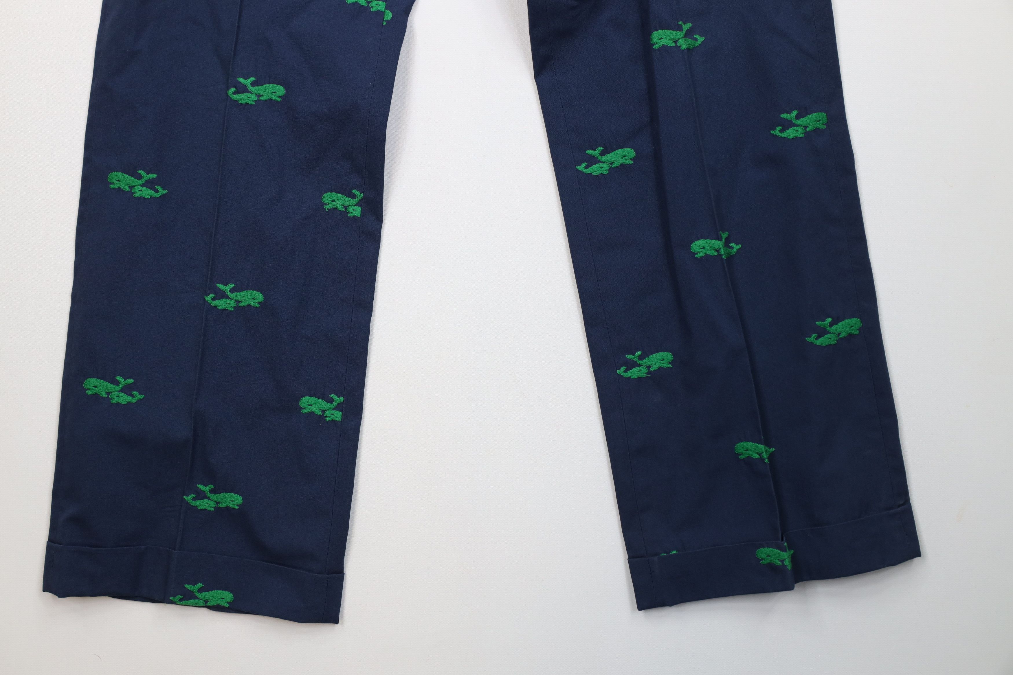 Vintage Vintage 70s Streetwear Embroidered Wide Leg Chino Pants USA Size US 30 / EU 46 - 4 Thumbnail