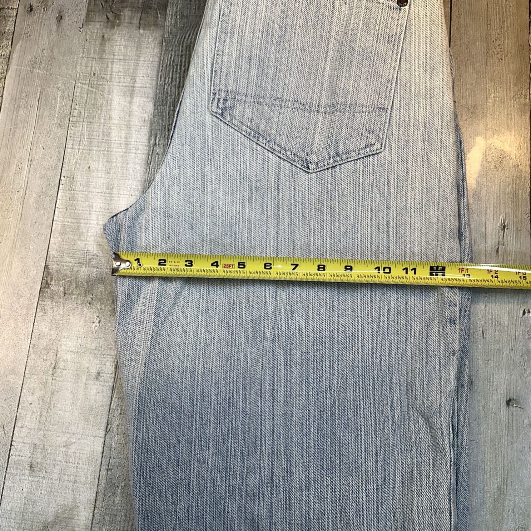 Vintage VINTAGE ECHO Men’s Jeans Baggy Five Pocket 32x32 Blue 90s 00s Y2K Wide-Leg Mens Size US 32 / EU 48 - 3 Thumbnail