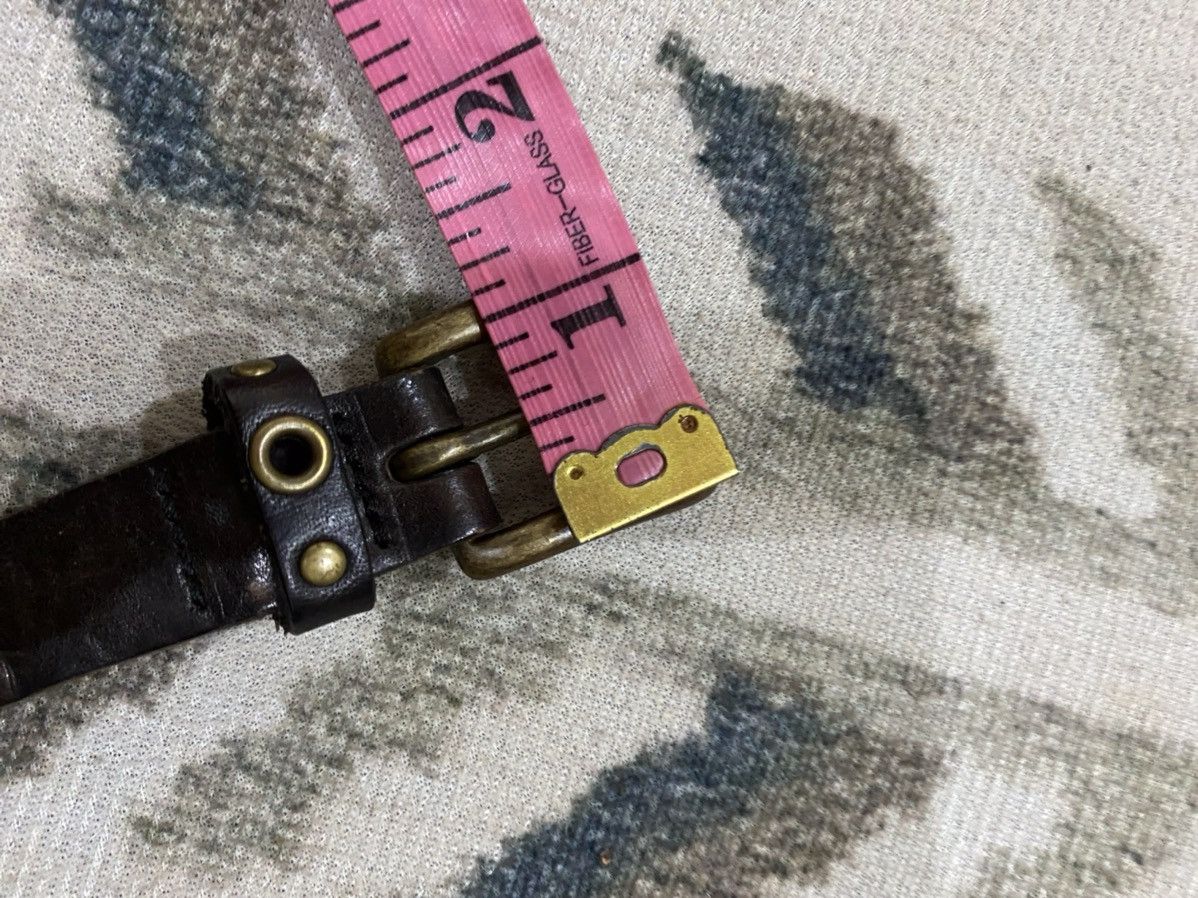 Leather Japanese Brand Seditionaries Leather Buckle Belt Size ONE SIZE - 8 Thumbnail