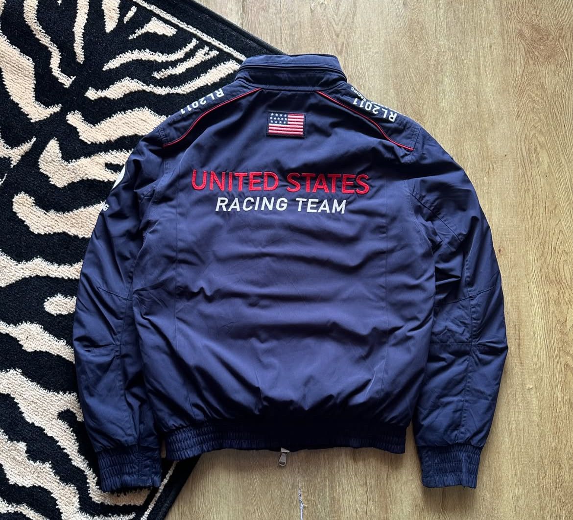 Polo Ralph Lauren 2000s Polo Chief Keef United States Racing Team Bono Jacket Size US M / EU 48-50 / 2 - 2 Thumbnail