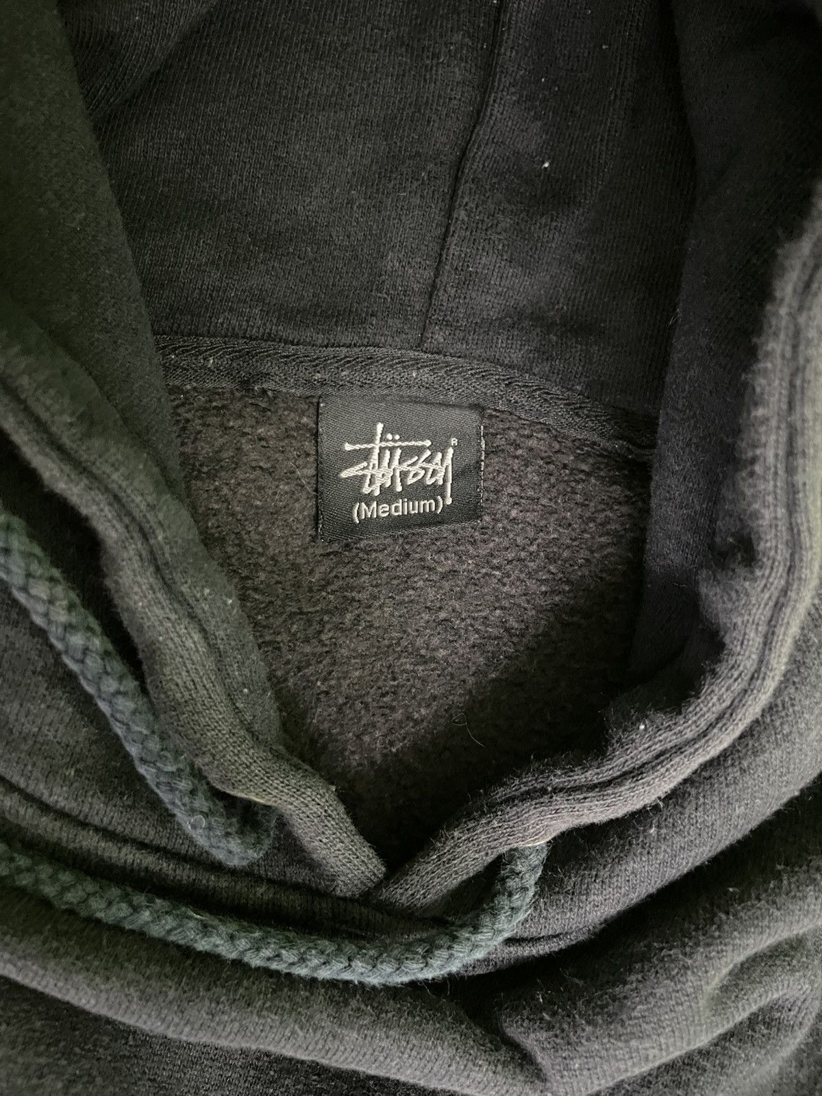 Stussy 2000's Vintage Stussy Pigment Dyed Hoodie Blue Black Size US M / EU 48-50 / 2 - 17 Thumbnail